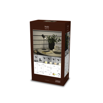 KonstSmide tafel-/wandlamp Multi 1,8 W oplaadbare LED verlichting zwart