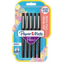 Paper:Mate Stylo feutre Flair, blister de 5, bleu