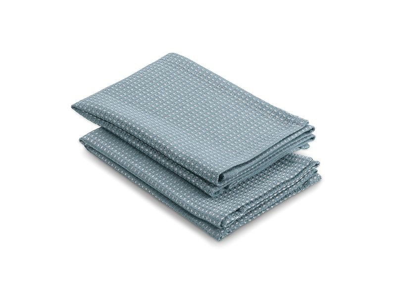 Kela Abwaschlappen Caja 2 Stück, Blau Spültuch-Set