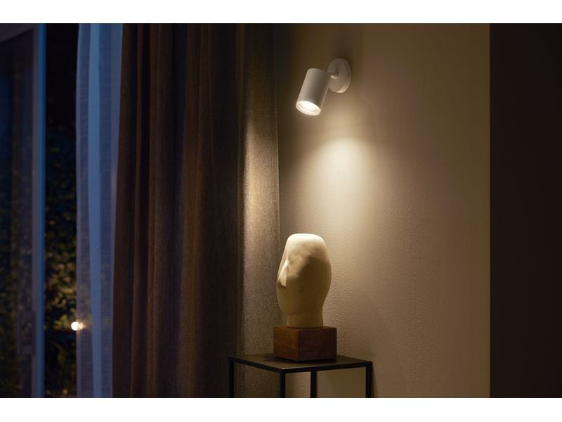 Philips Hue White & Color Ambiance Fugato 1er-Spot Weiss Spot mit Weisstönen und mehr als 16 Millionen Farben