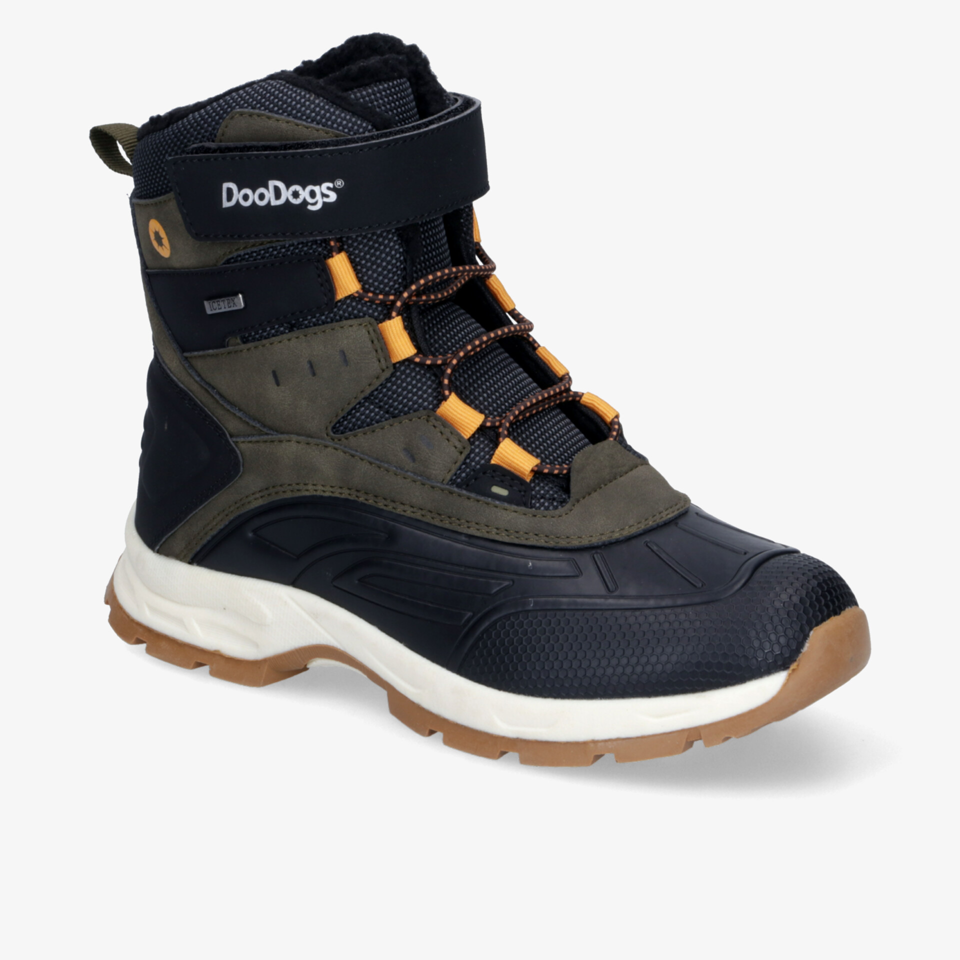 DooDogs Kinder Trekkingschuhe olive