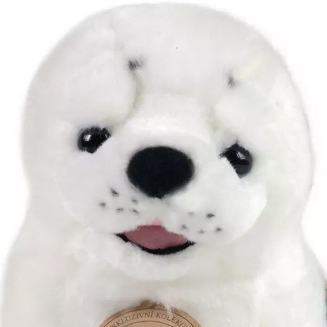 Rappa knuffelzeehond wit - 25 cm