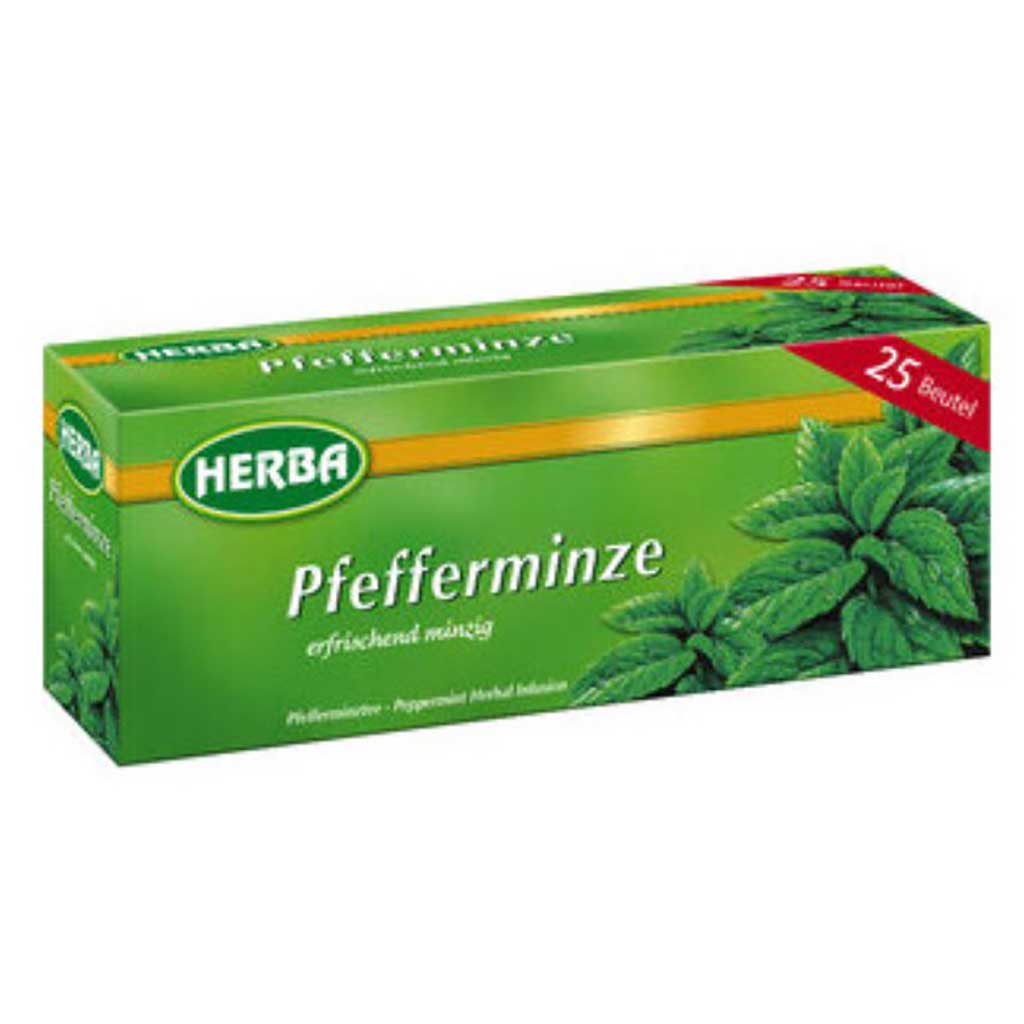 Herba Tee Pfefferminze 25 Beutel 37,5g MHD:30.9.26