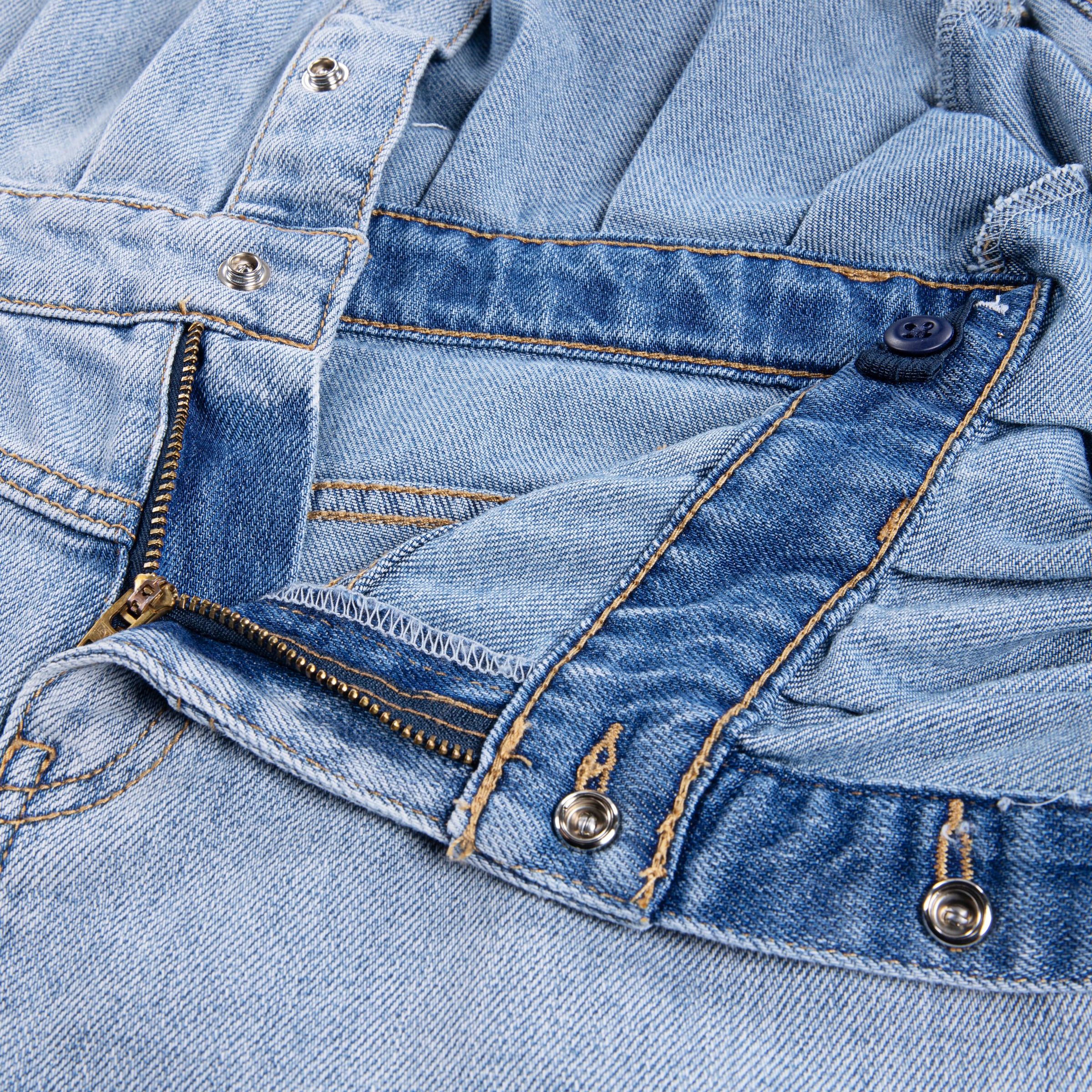 Levi's® Kids Jeanskleid »LVG LS WESTERN DRESS« Brusttaschen | Gesässtaschen mit Druckknöpfen, for Girls