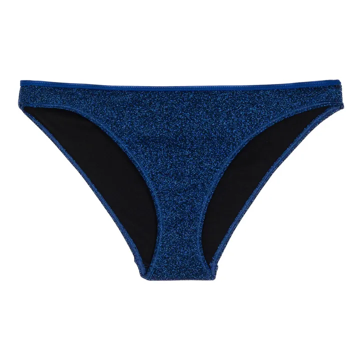 La Nouvelle Bas de Maillot Georgia Métallisé | Bleu marine