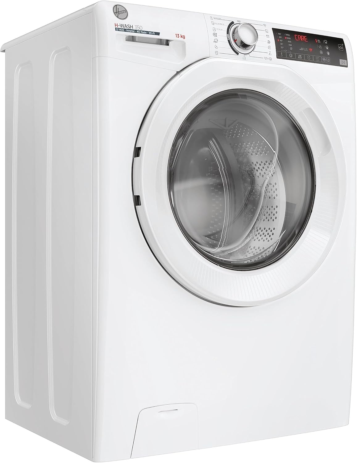 Hoover H-WASH 300 H3WP 4134TAM/1-S Waschmaschine/Energieeffizienzklasse A/Füllmenge 13 kg/Smarte Bedienung mit NFC-Technologie/BPM Inverter-Motor/Symbolblende