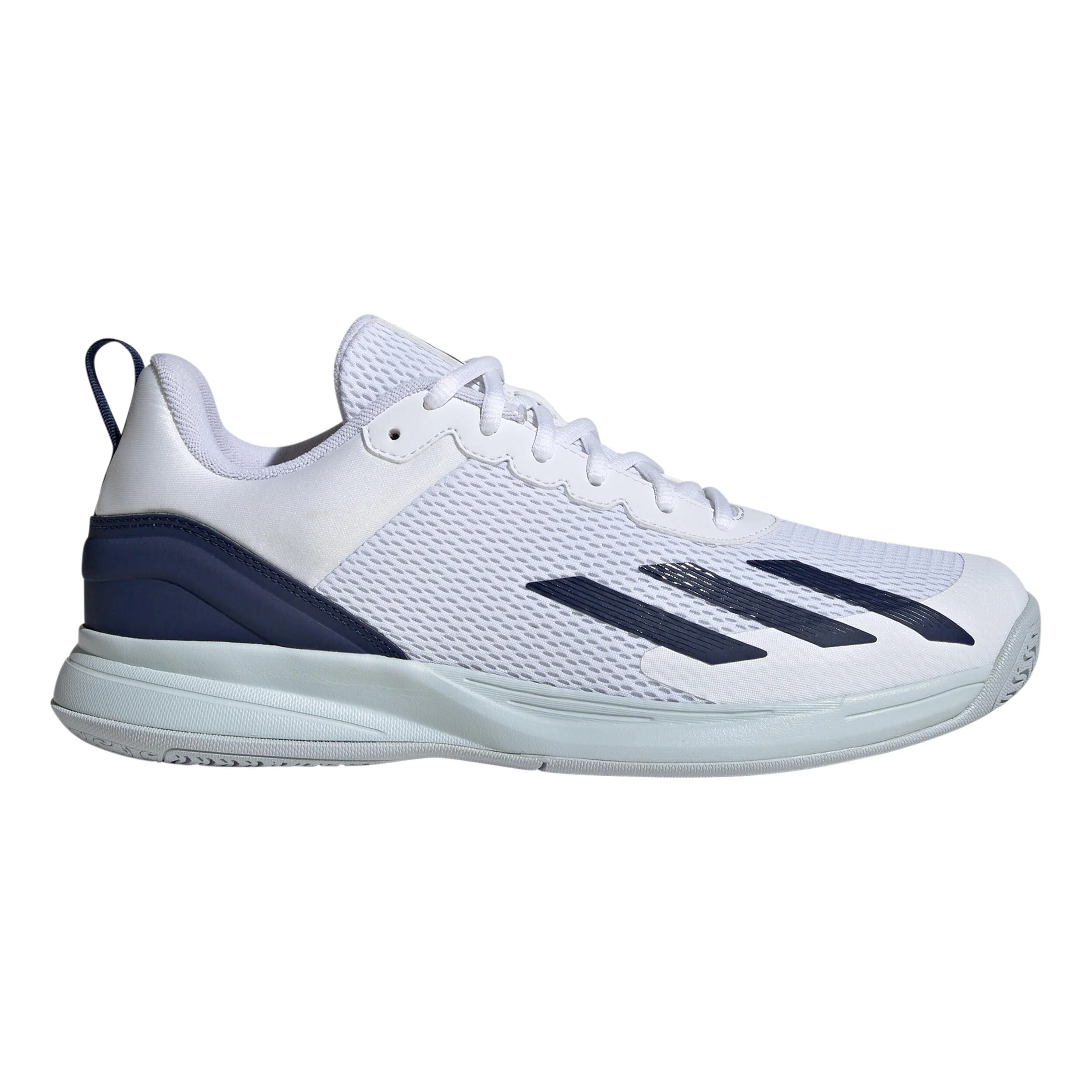 adidas Courtflash Speed Chaussures Toutes Surfaces Hommes - Blanc , Bleu Foncé