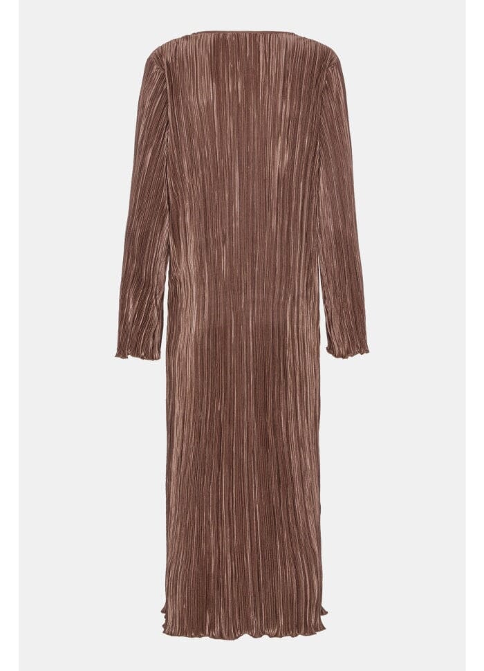 BYIC Kellyic Long Plissé Dress brown brown
