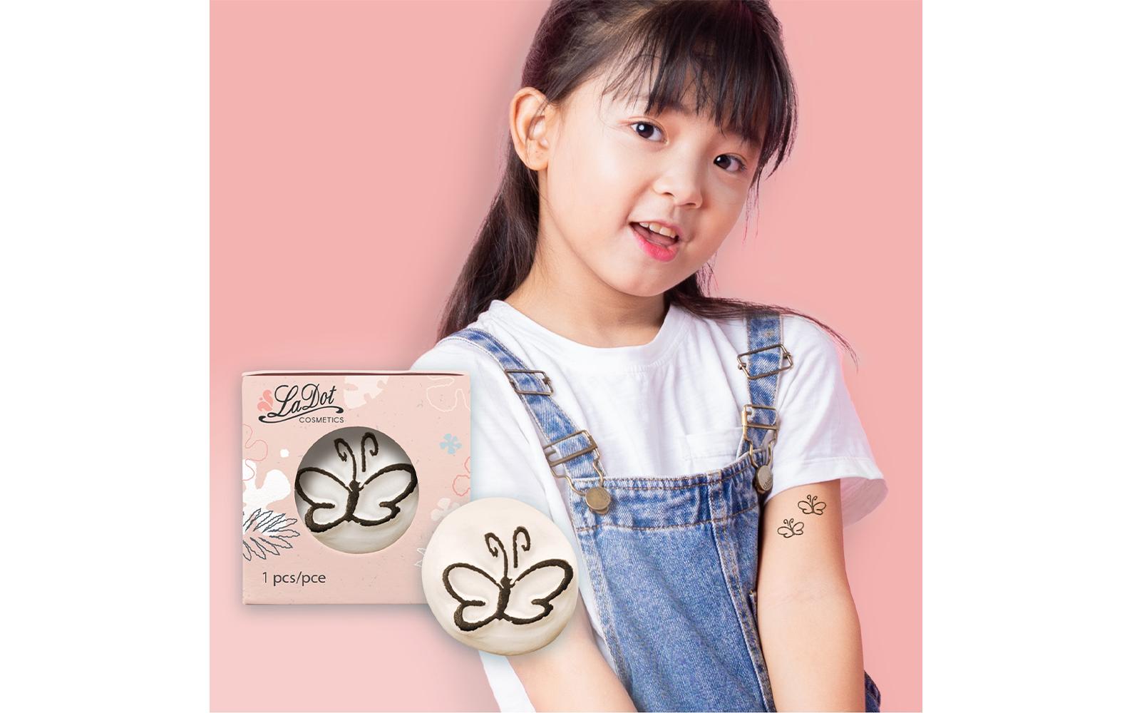 Tattoostempel Schmetterling SmallMotiv-Stein für das perfekte Outdoor-Make-Up