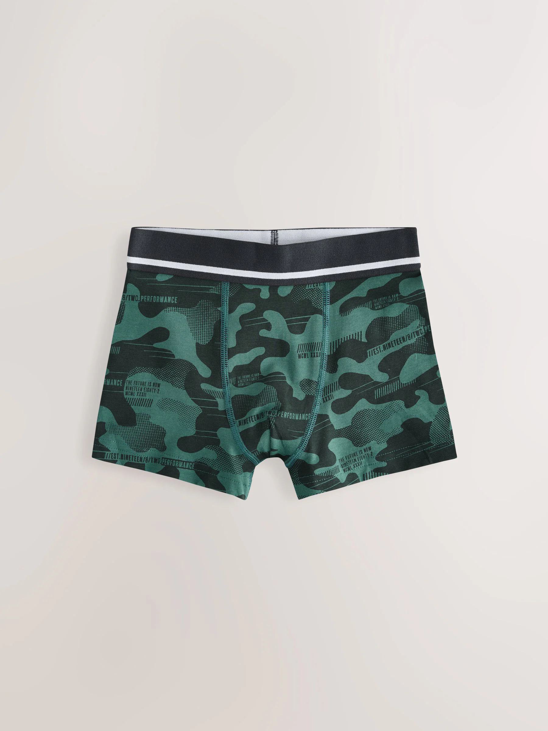 Camouflageprint - Verpakking van 7 boxers (3-16jr)