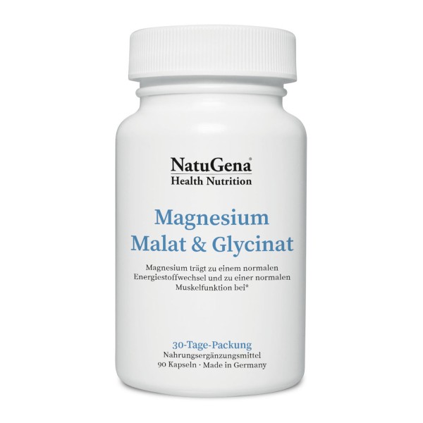 NatuGena® Magnesium Malat & Glycinat 90Kaps.