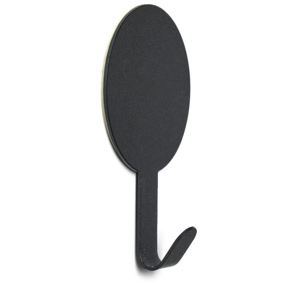 Crochet adhésif métal rond 8,5x14,4cm  - 3 modèles