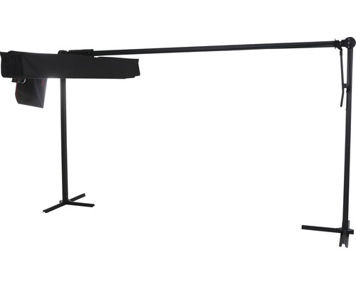 Grote zonnescherm Siena Garden Enna 350 x 250 cm antraciet