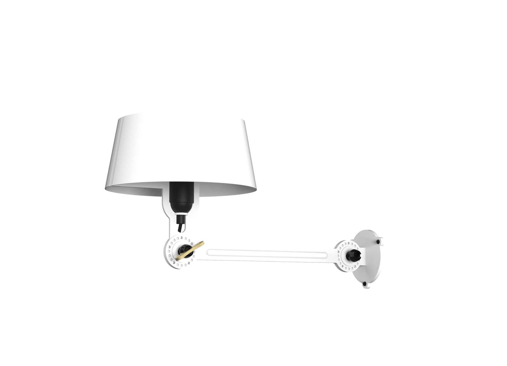 Wandlamp Bolt underfit install pure white
