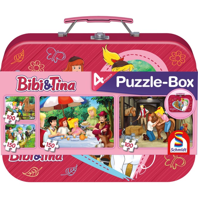 Puzzle-Box - Bibi & Tina - 4-in-1