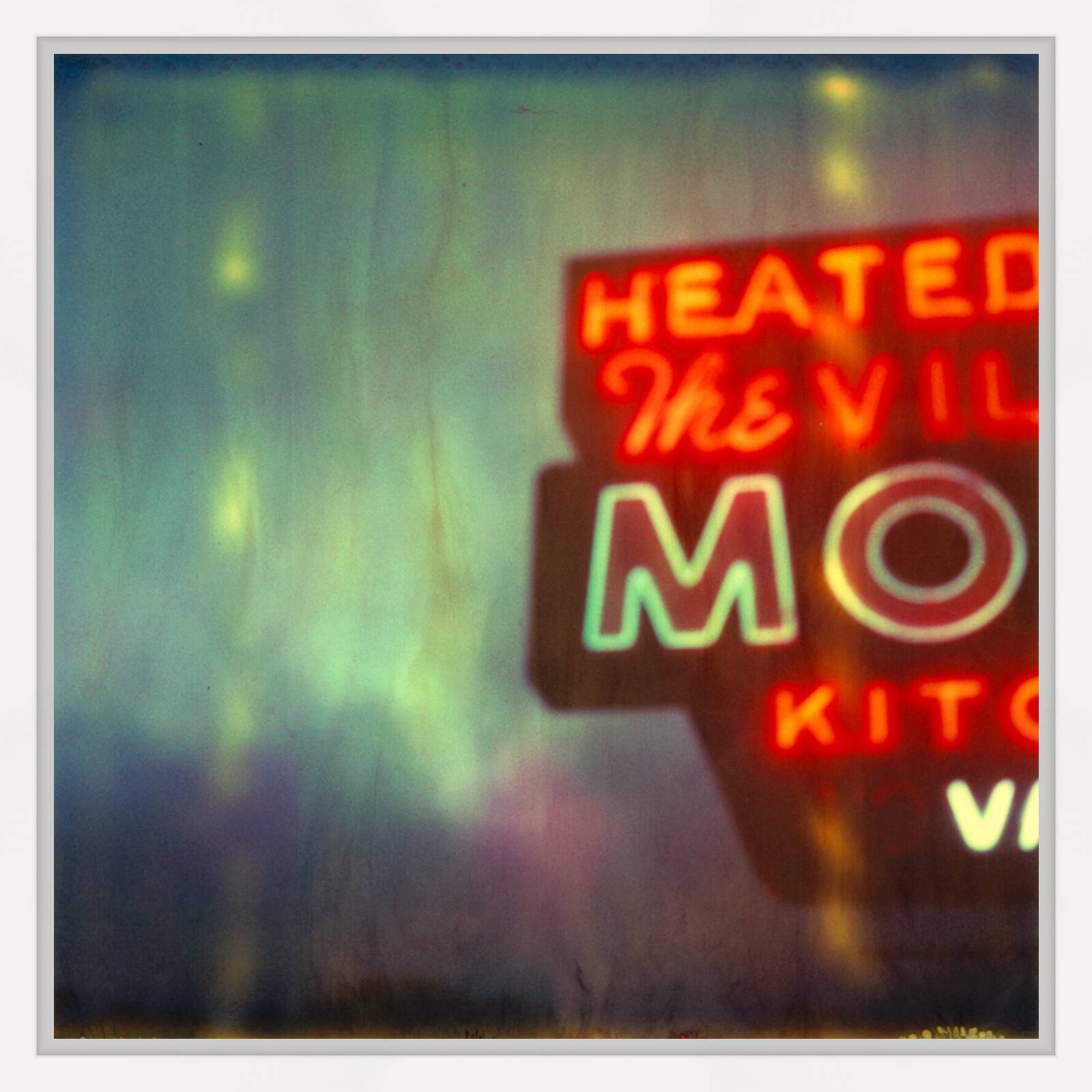 Village motel blue by Stefanie Schneider - Limited Edition. Edition of: 150. Signed.