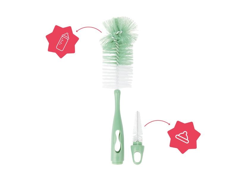 Badabulle Reinigungsbürste Soft Green Flaschenbürste