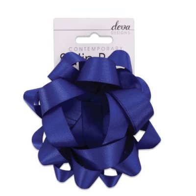 Royal Blue Satin Bow