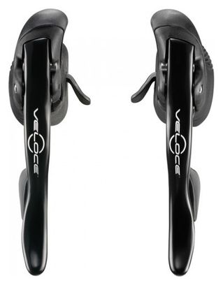 Campagnolo Paire de Leviers Ergopower VELOCE Power-Shift 10v Noir