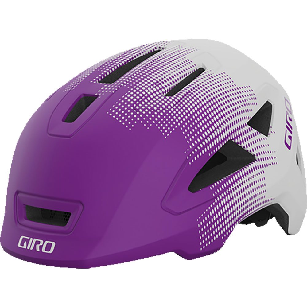 Giro Scamp II Fahrradhelm Kinder matte purple towers