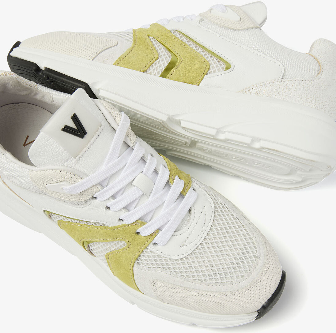 VIA VAI groene via vai lage sneakers vic taylor