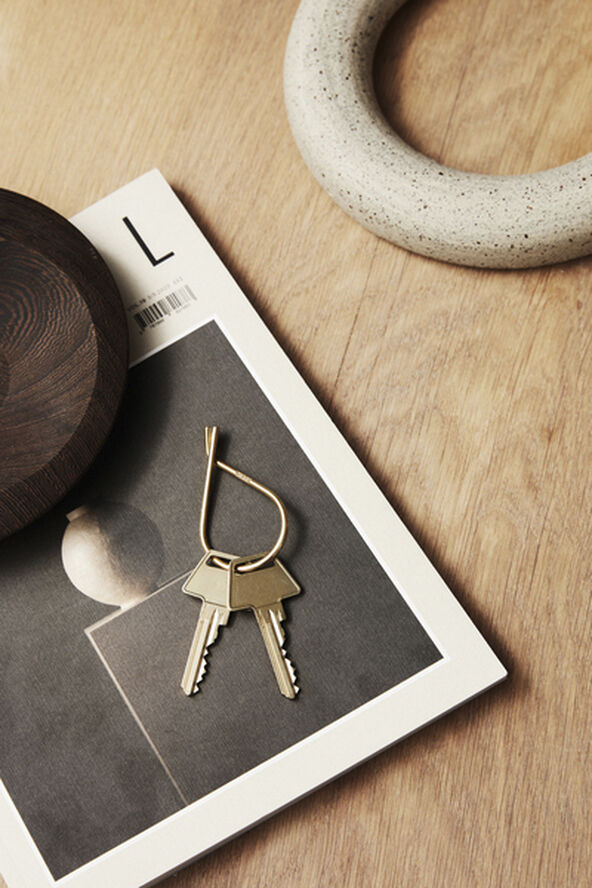 Moebe Key Ring Brass Brass