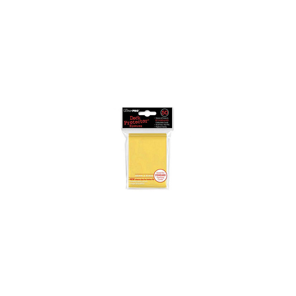 50 Protège Cartes Std Jaune