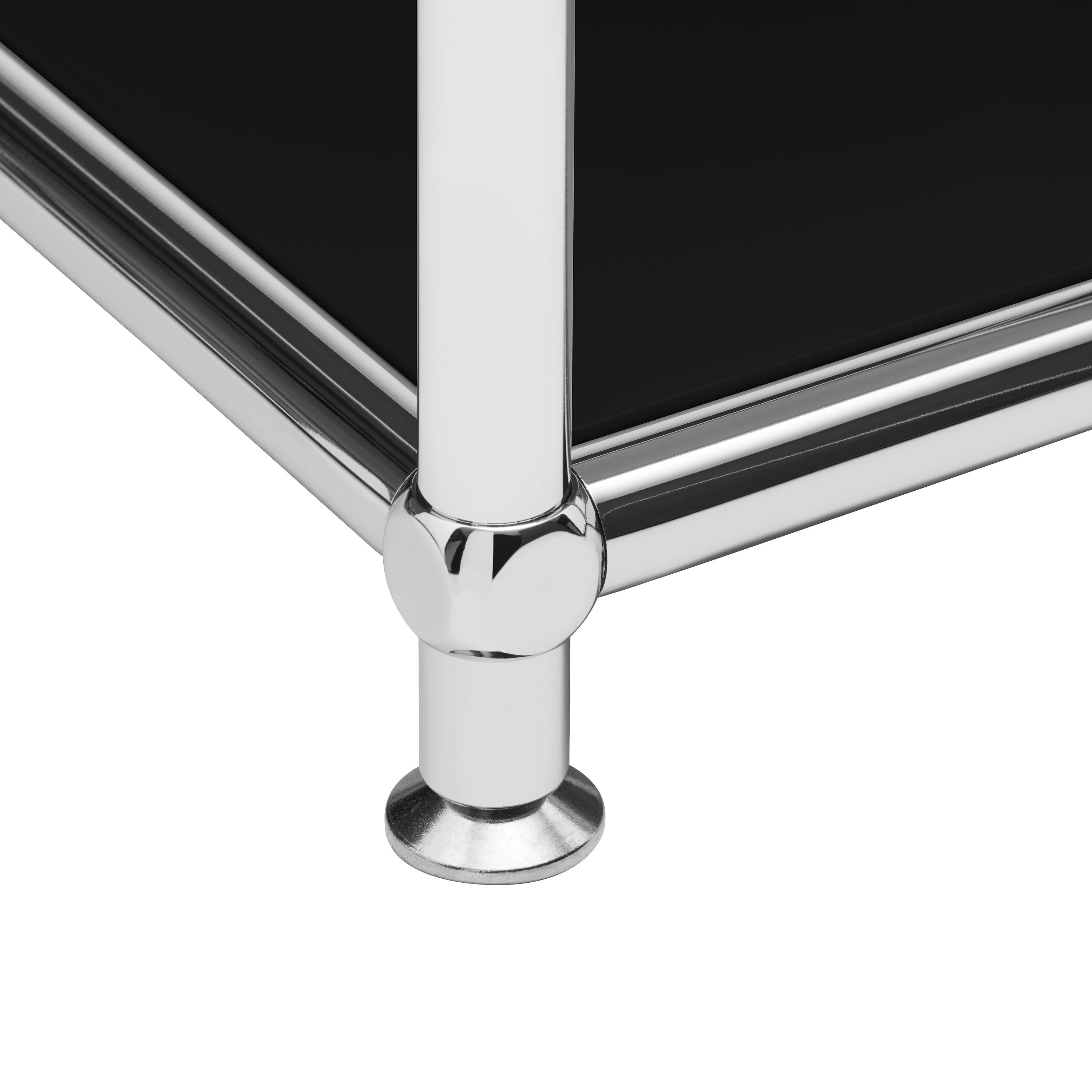 FLEXCUBE Schreibtisch - Schwarz / B: 152.0 cm x T: 40.0 cm x H: 80.0 cm