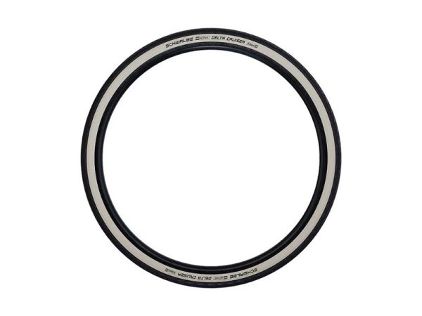 Schwalbe Delta Cruiser Whitewall Cykeldæk, 24x1 3/8