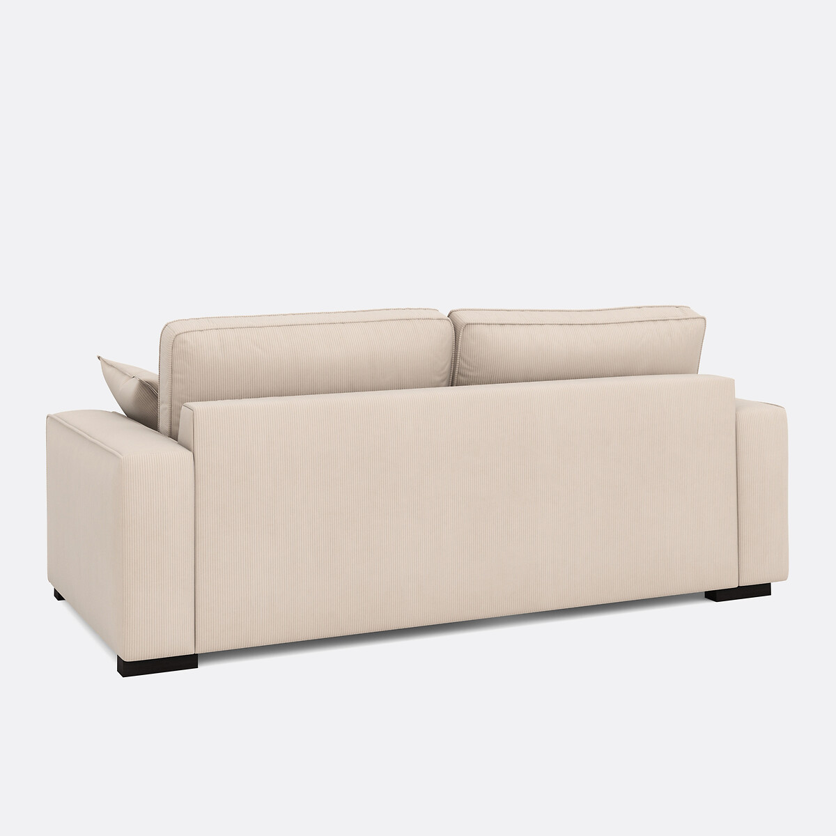 LA REDOUTE INTERIEURS<br>Sofá-cama em veludo cotelê fino, espuma, Cecilia