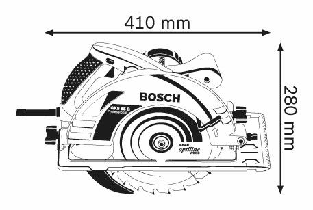 Bosch GKS 85 G Cirkelzaagmachine in L-Boxx - 060157A901