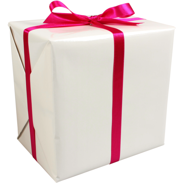Cadeaupapier, 30cm, 200m, wit