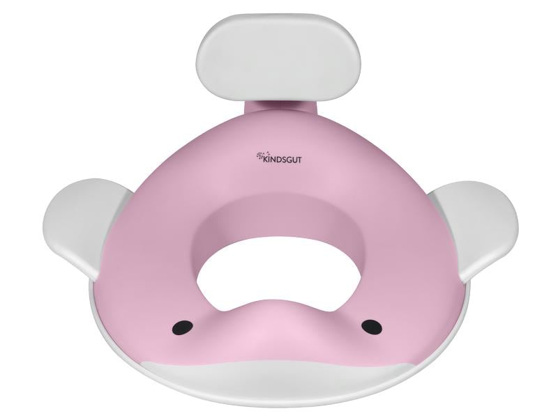 Kindsgut Toilettensitz Wal Zartrosa Toilettensitz für Kinder