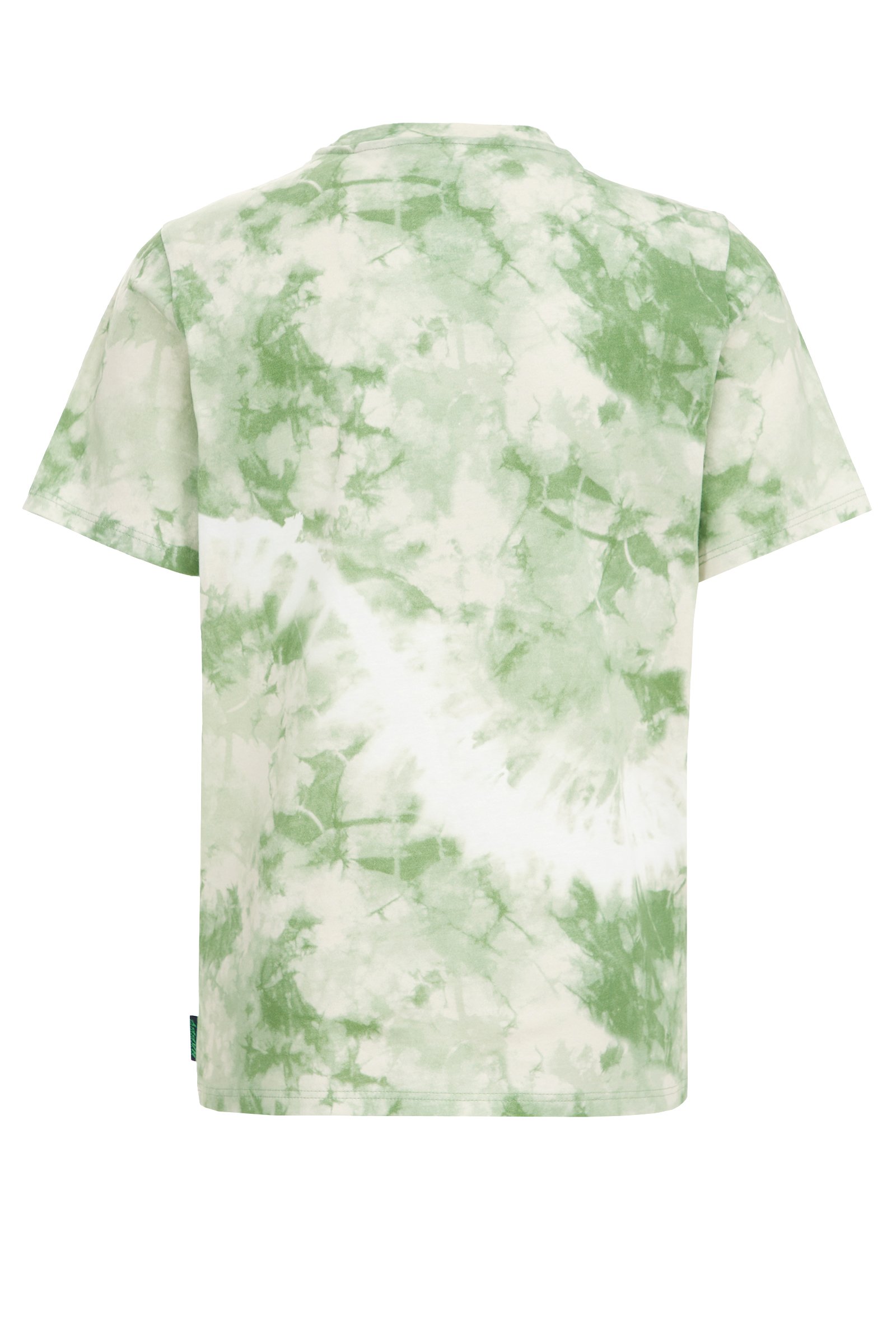Jongens T-shirt met tie dye-dessin WE Fashion Lichtgroen