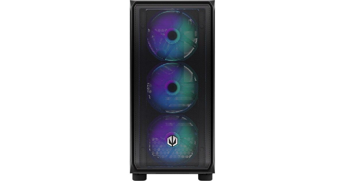 ENDORFYArx 500 ARGB big tower behuizing  (Zwart | 2x USB-A | 1x USB-C | RGB | Window)