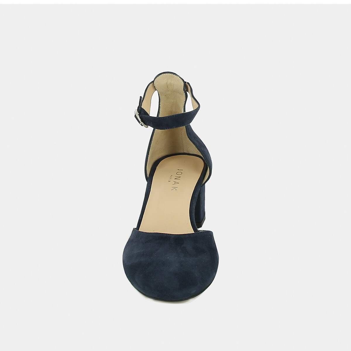 JONAK<br>Escarpins com salto, em couro aveludado Virgilie