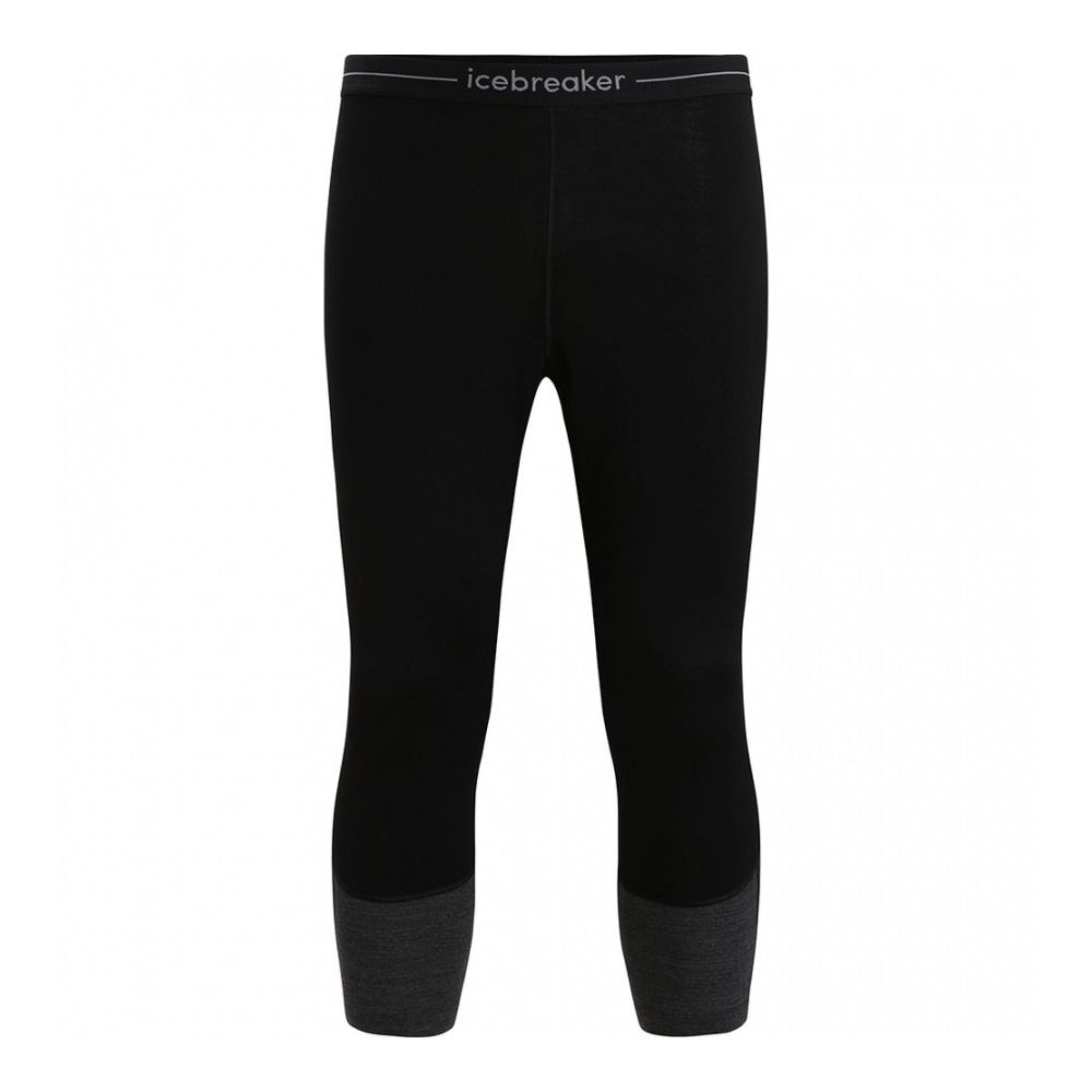 Icebreaker ZONEKNIT 260 - Sous-couche Homme black/jet hthr/cb