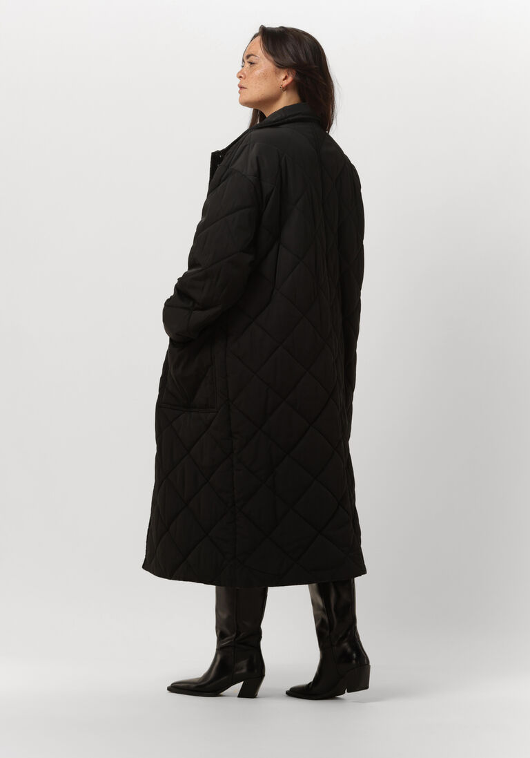 STAND STUDIO zwarte stand studio gewatteerde jas sage coat