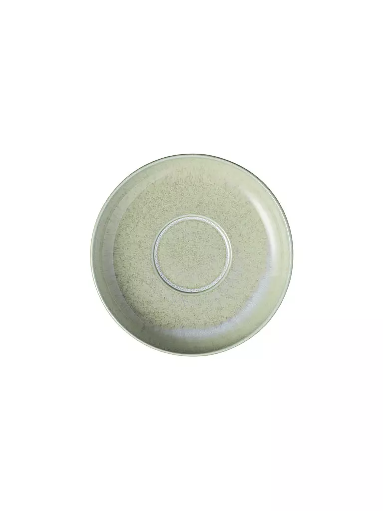 LIKE BY VILLEROY & BOCH Kaffeeuntertasse 16cm PERLEMOR Alga  olive
