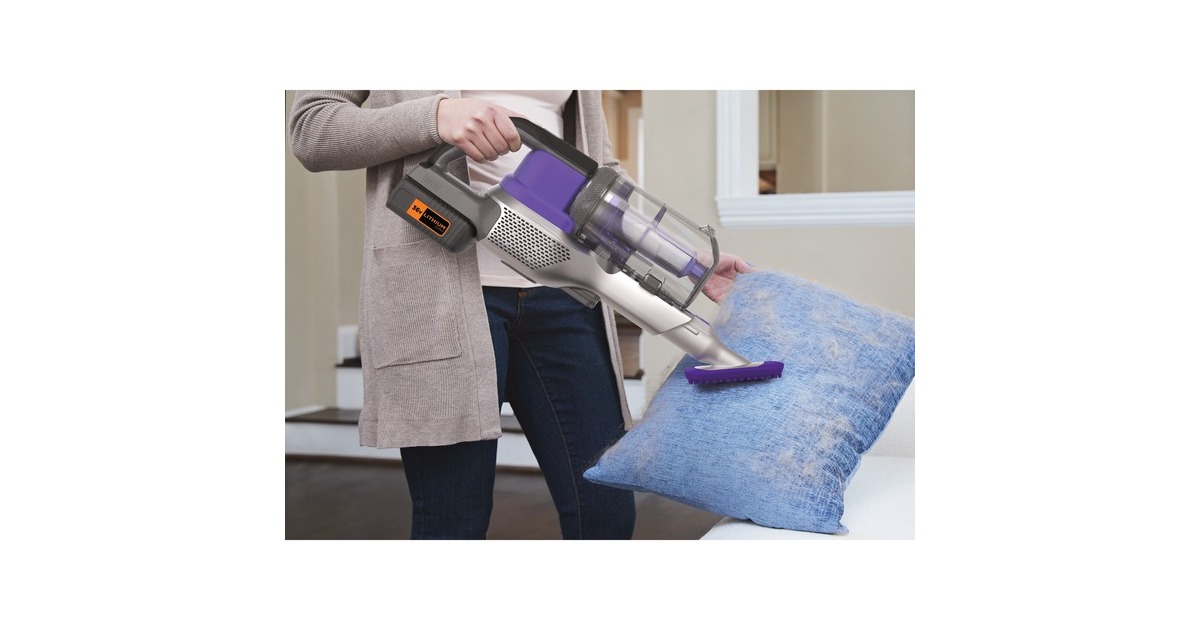 BLACK+DECKER36V 4-in-1 PowerSeries Extreme PET steelstofzuiger  (Paars)