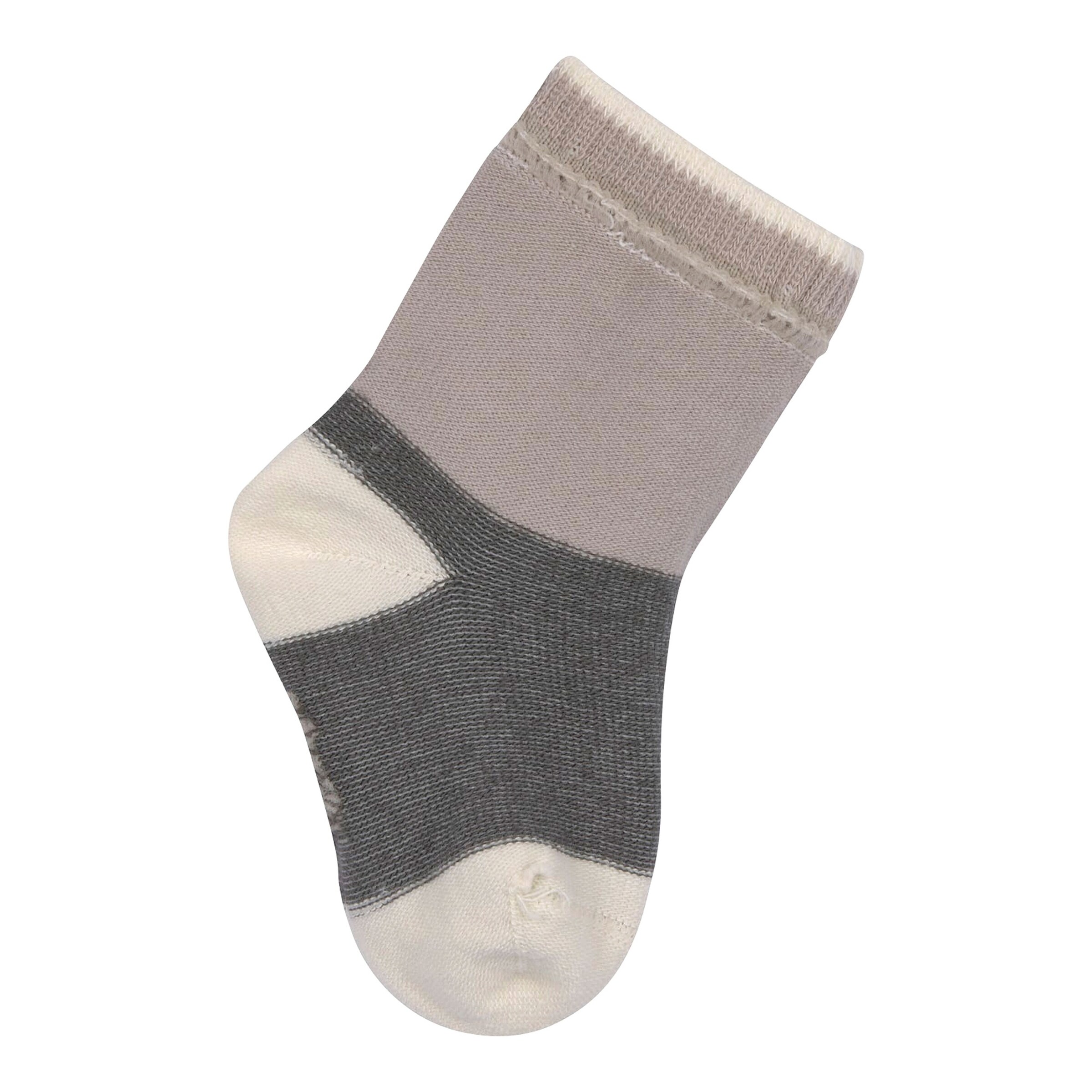 Lässig 2er-Pack ABS-Socken taupe/grau
