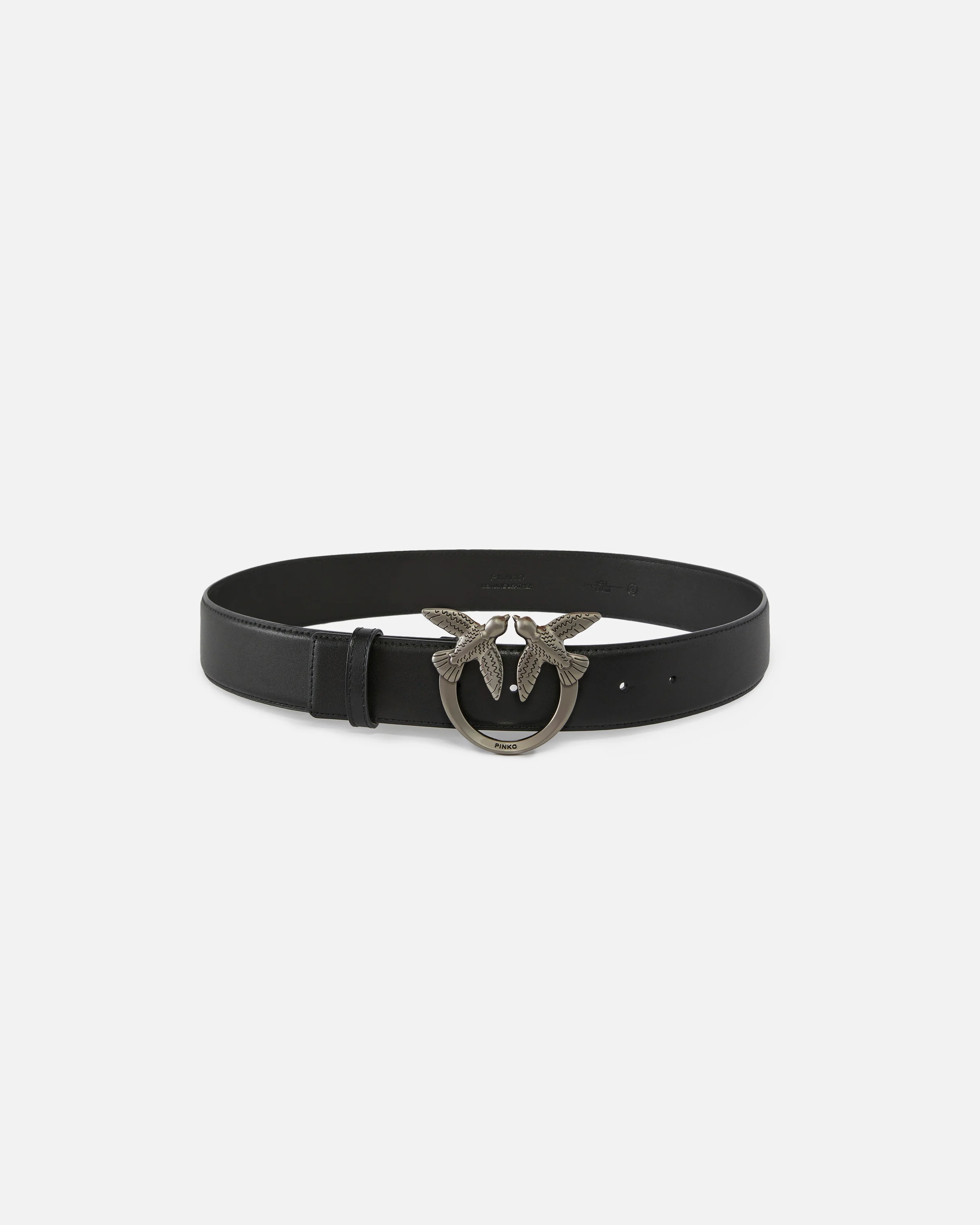 Ceinture large love birds | Noir