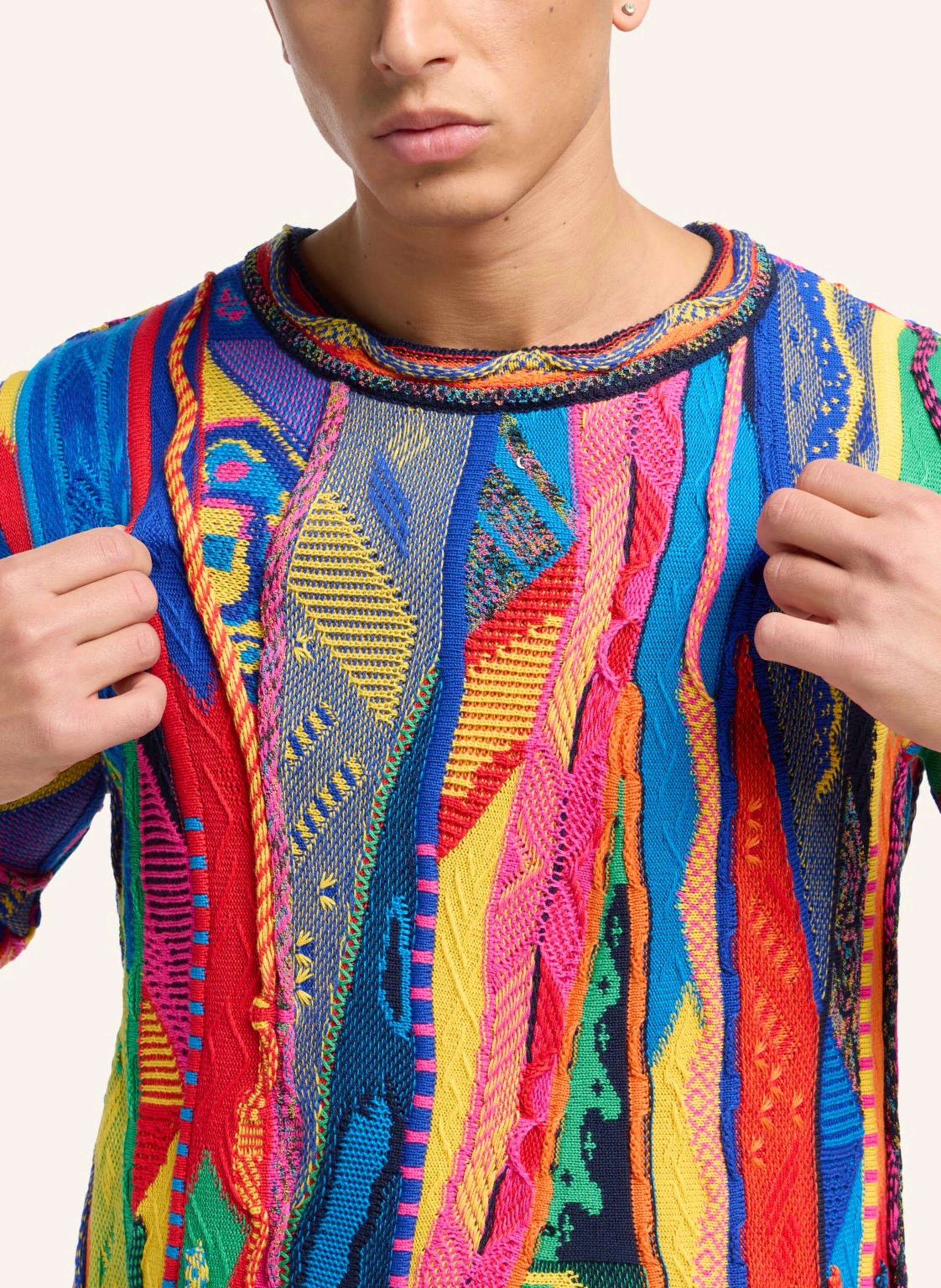 CARLO COLUCCI Rundhals Strickpullover DONDI