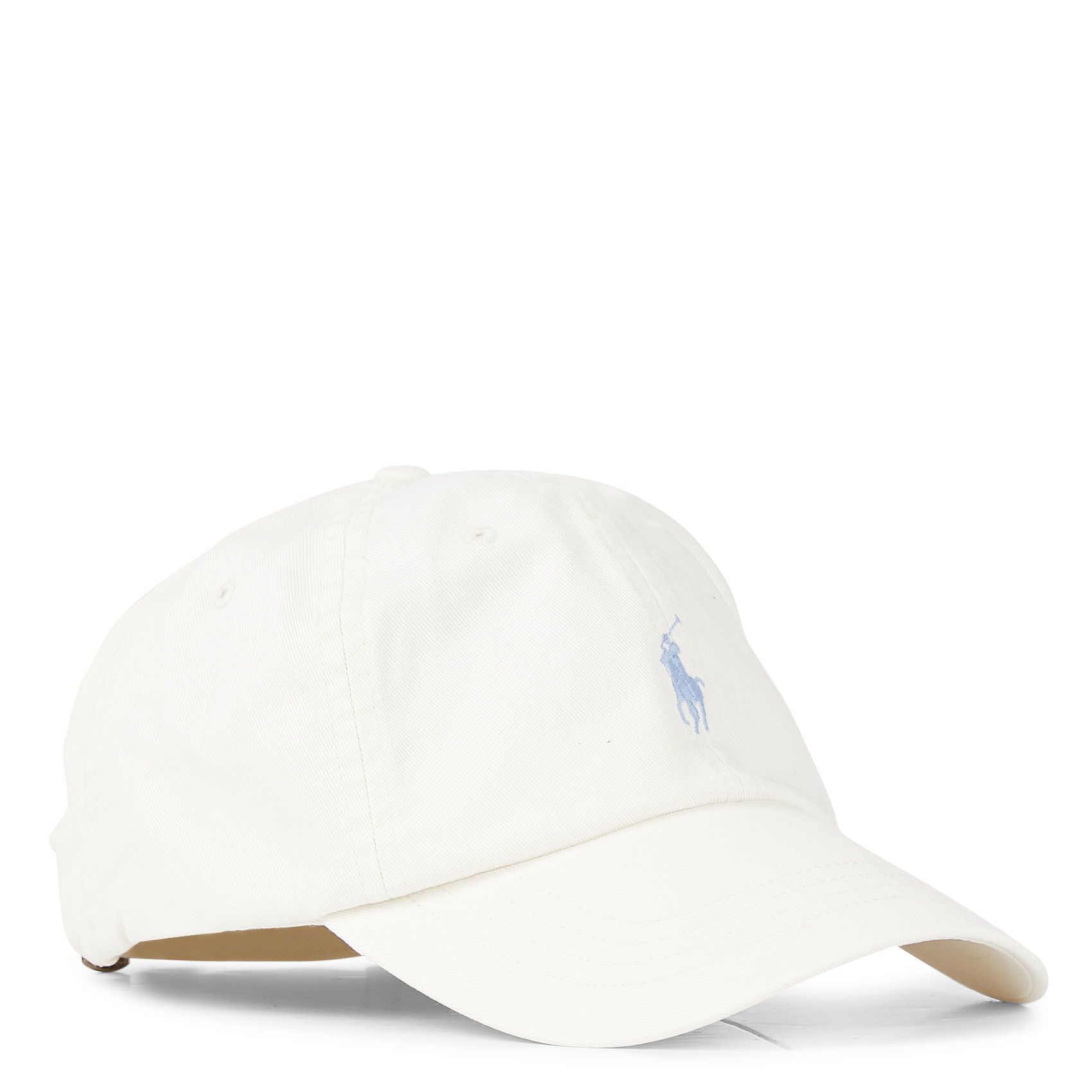 Casquette avec logo brodé en coton | Blanc
