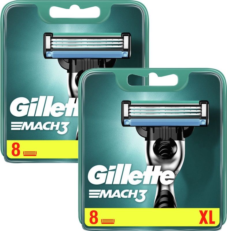 Gillette - Mach 3 - Scheermesjes - 16 Stuks