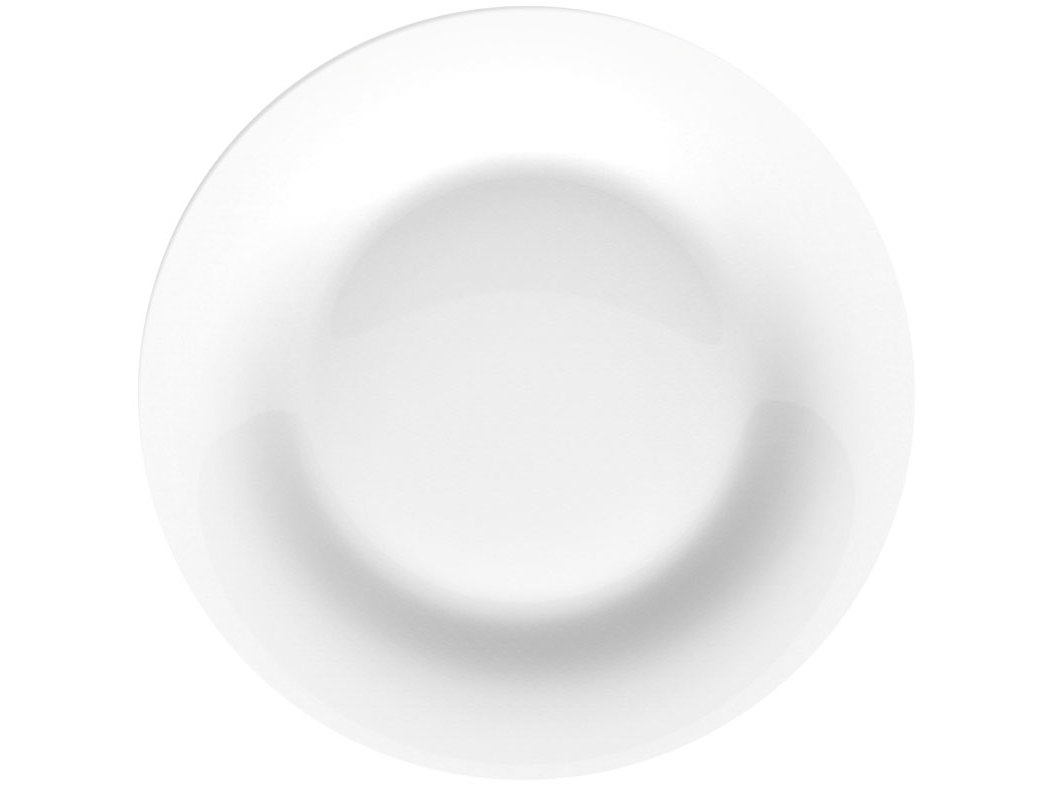 PRATO DE SOBREMESA ALICE POLEGAR OPAL BRANCO Ø18CM