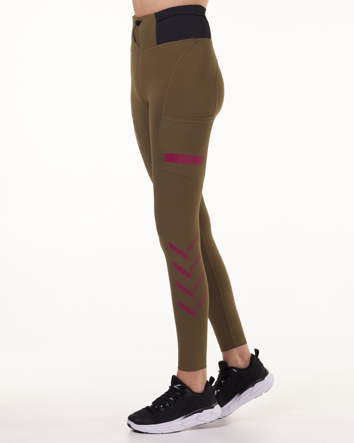 LEVITY Future Trail Tech Tights Forest Green