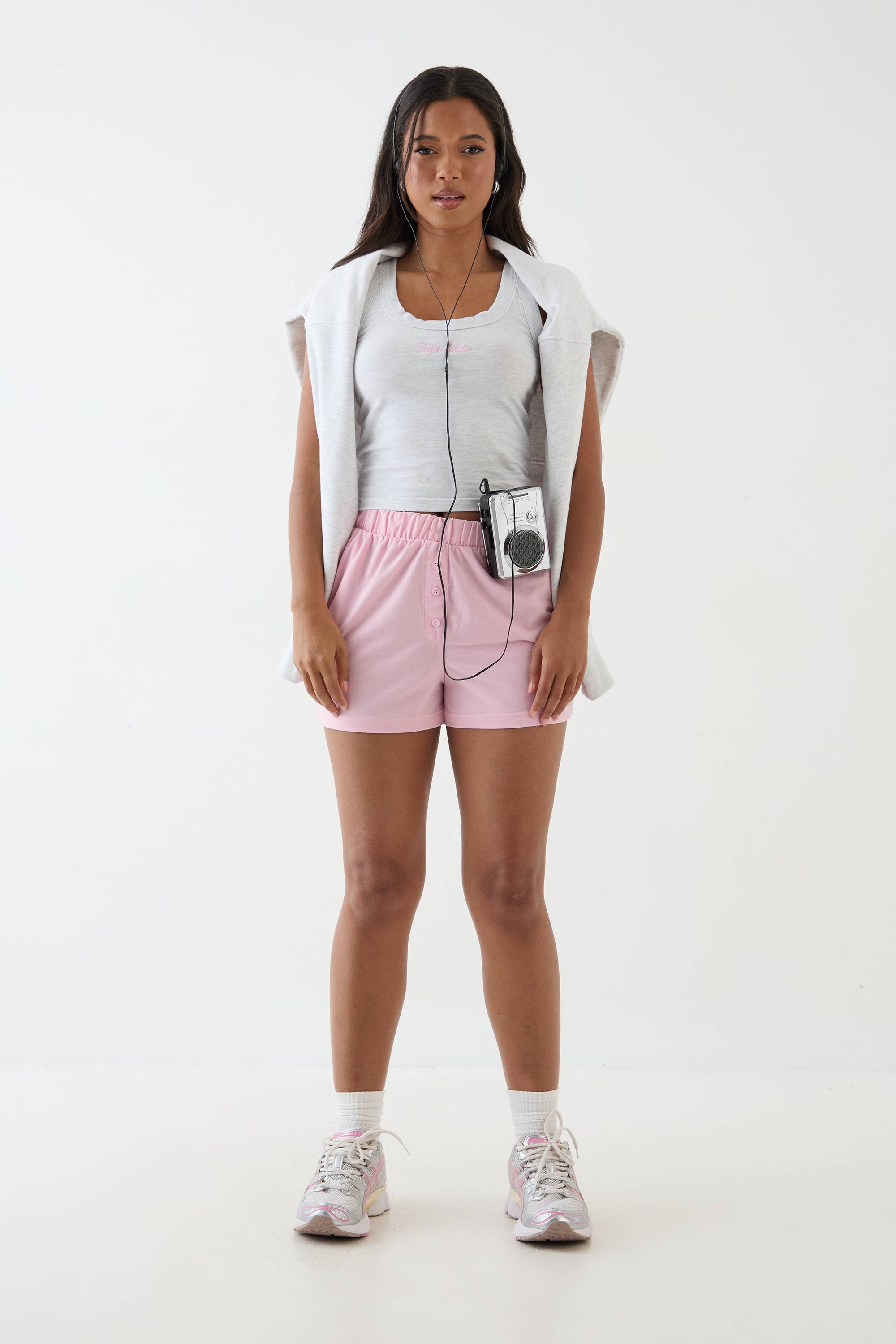 Short De Détente Henley À Boutons Supersoft Dsgn Studio