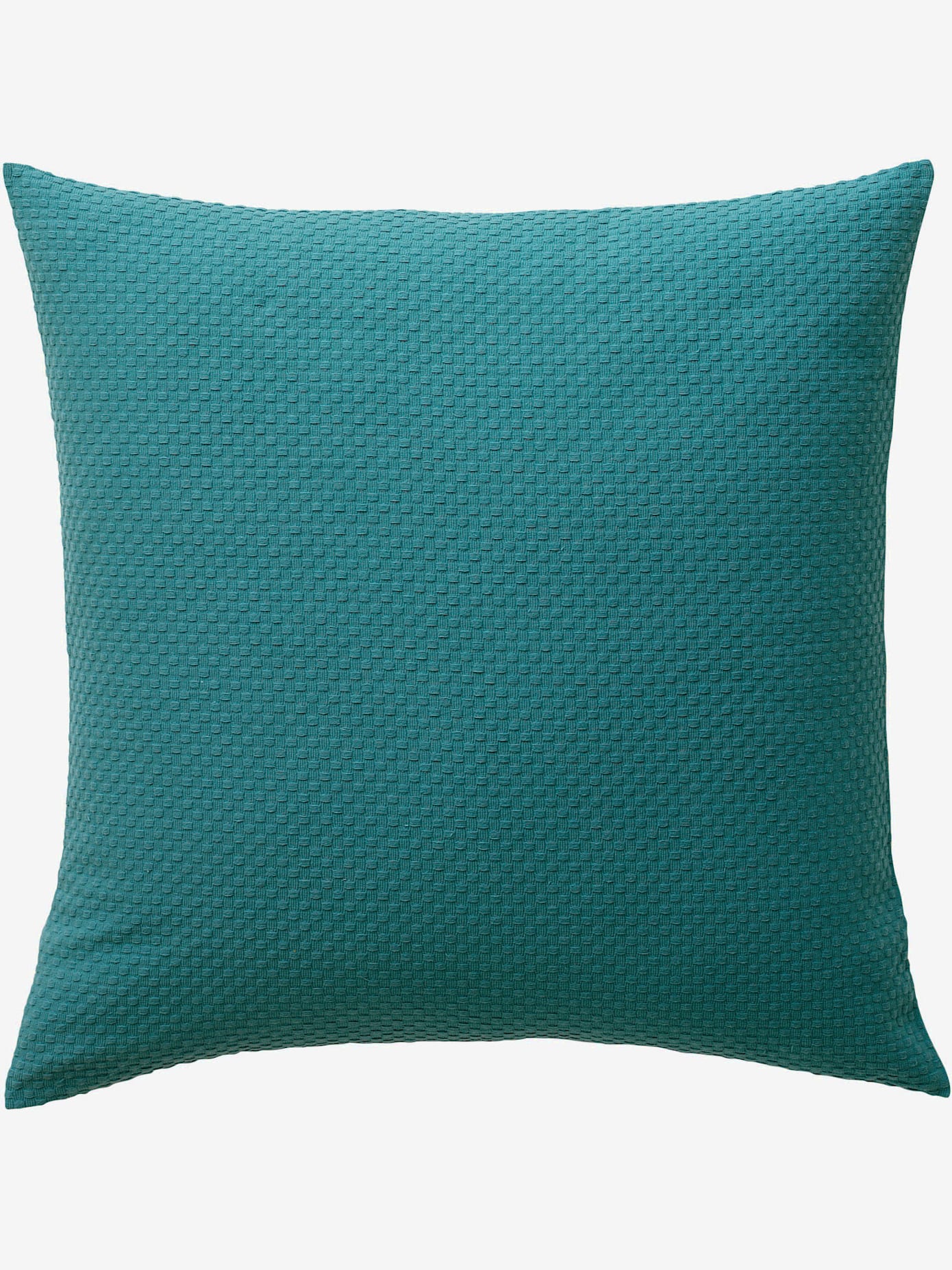 Housse de coussin tissé en relief