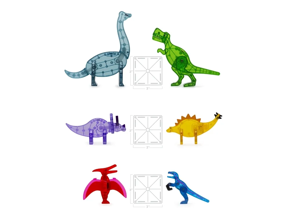 Magna-Tiles Dino World XL 50 pcs set